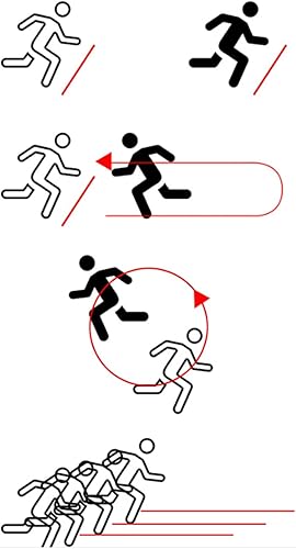 Miniatura 8 de Temporizador láser inalámbrico para sprints, reloj de carreras infrarrojo alimentado por batería, cronómetro con reflector y soportes, temporizador