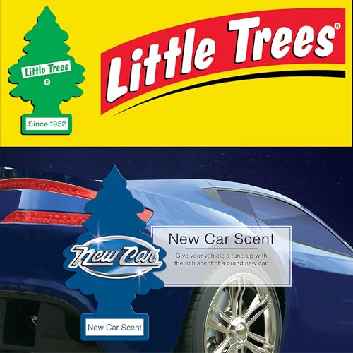 Image of Little Trees New Car Scent Air Freshener (Pack of 3) | Classic Fresh Automotive Fragrance | Iconic Tree Hanging Design | For Car, Home, Wardrobe | Imported from USA