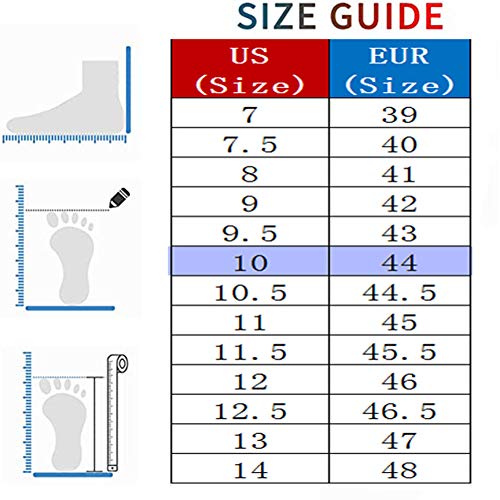 Lancrop Men's Comfortable Walking Shoes - Casual Knit Tennis Slip On Sneakers 7.5 Us, Label 40 Black #TOP4