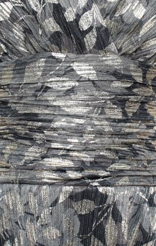 S.L. Fashions Women's Short Sleeve V-Neck Midi Cocktail Dress W/Ruched Waist, Wedding Guest Gown (Petite and Regular Sizes)3