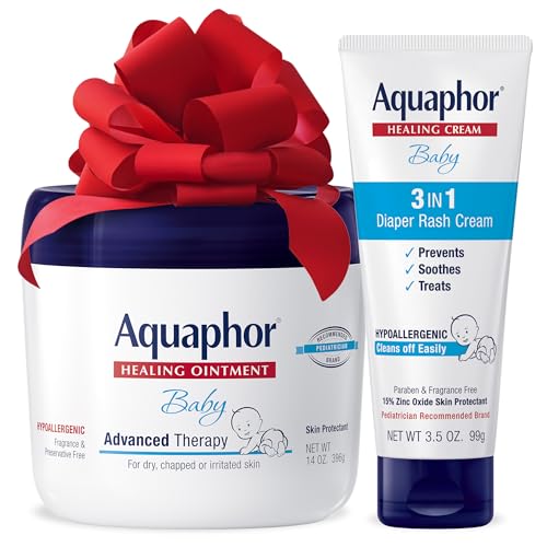 Aquaphor-Baby-Skin-Care-Set-Fragrance-Free-Aquaphor-Baby-Healing-Ointment-Dry-Skin-and-Diaper-Rash-Ointment-14-Oz-3-in-1-Baby-Diaper-Rash-Cream-Prevents-Soothes-and-Treats-Diaper-Rash-35-Oz