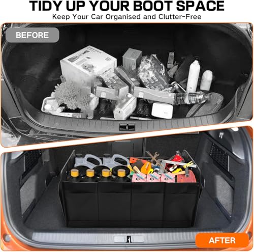 Organizador maletero coche Hyundai i10 i20 i30 bolsa plegable almacenamiento impermeable 8