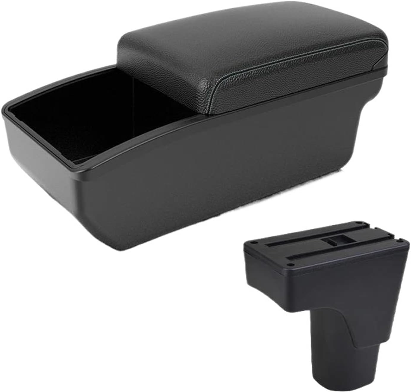 For Datsun GO Armrest Box GO Plus Universal Car Central Armrest Storage Box Tissue Box Modification Accessories(B3 white Storage box)