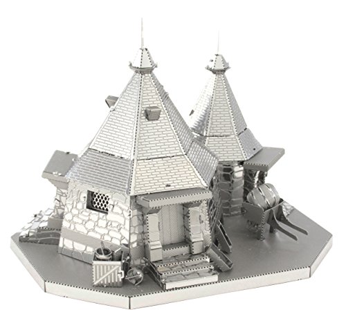 Fascinations Metal Earth 3D Metal Model Kits - Harry Potter Set Of 5 - The Burrow - Hogwarts Express Train - Hagrid's Hut - Golden Snitch - Gringotts Dragon #TOP3