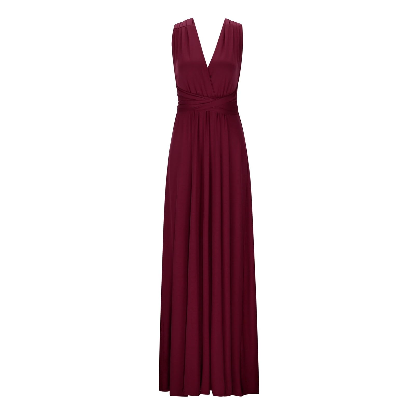 Robe Longue à Bandes Sexy Dos Nu en Corde pour Femme