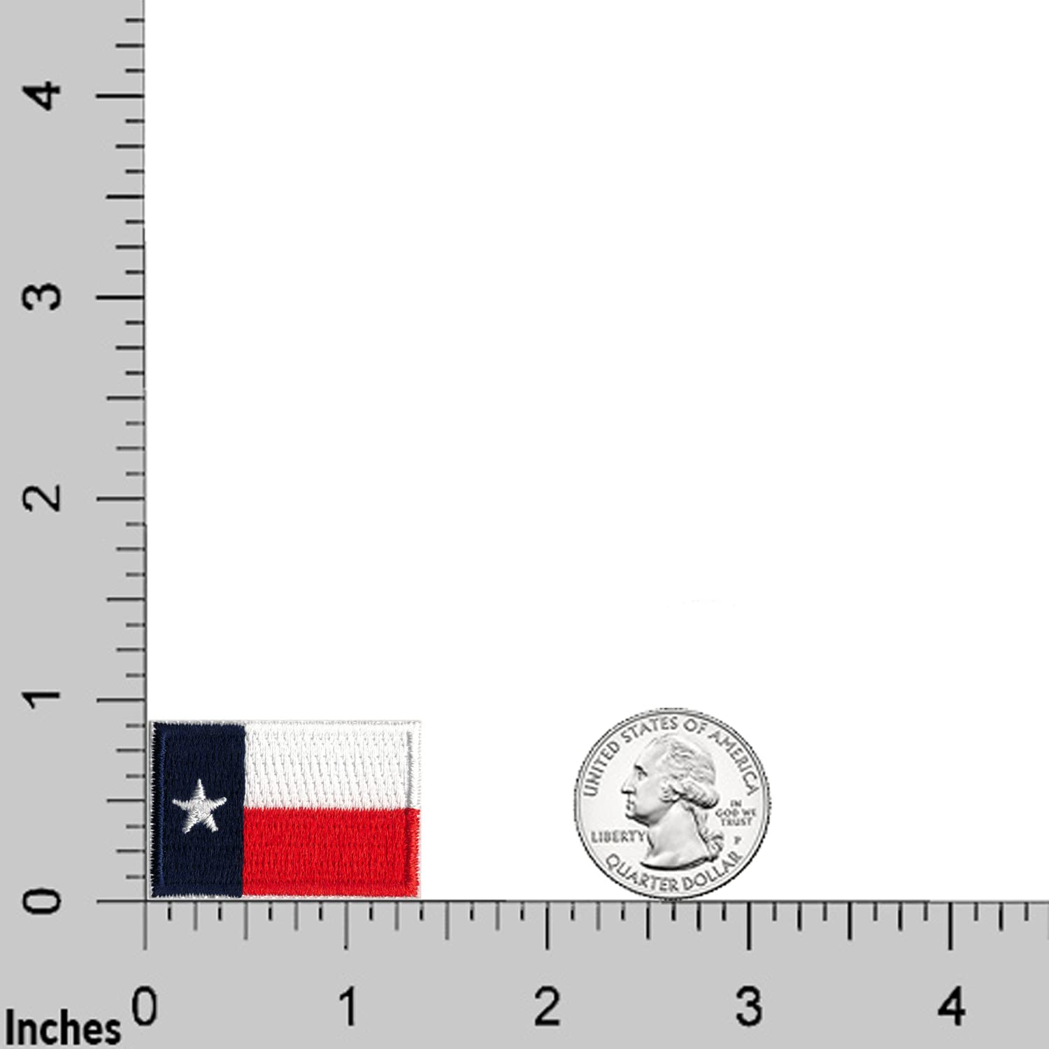 thumbnail: Texas Dallas Vlag Patch - Ijzer-op Of Naaien Op Badge 7,5 X 5,5 Cm Voor Kleding & Petten