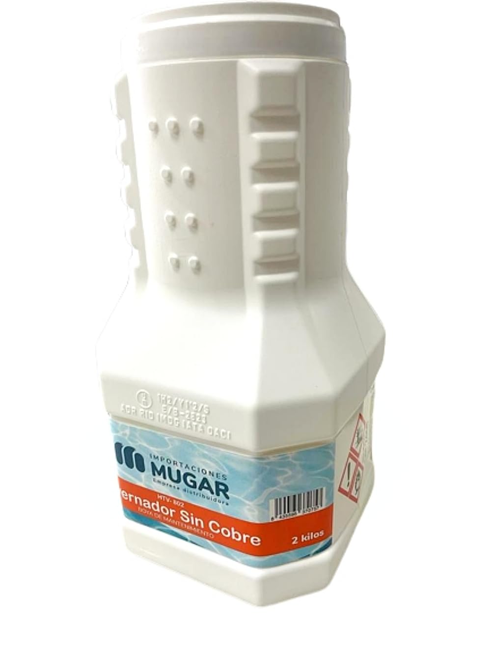 Mugar- Dosificador de Cloro Flotante Especial Liner de 2kg- Invernada Especial Liner de 2 Kg- Invernaje Sin Cobre 2kg (4)