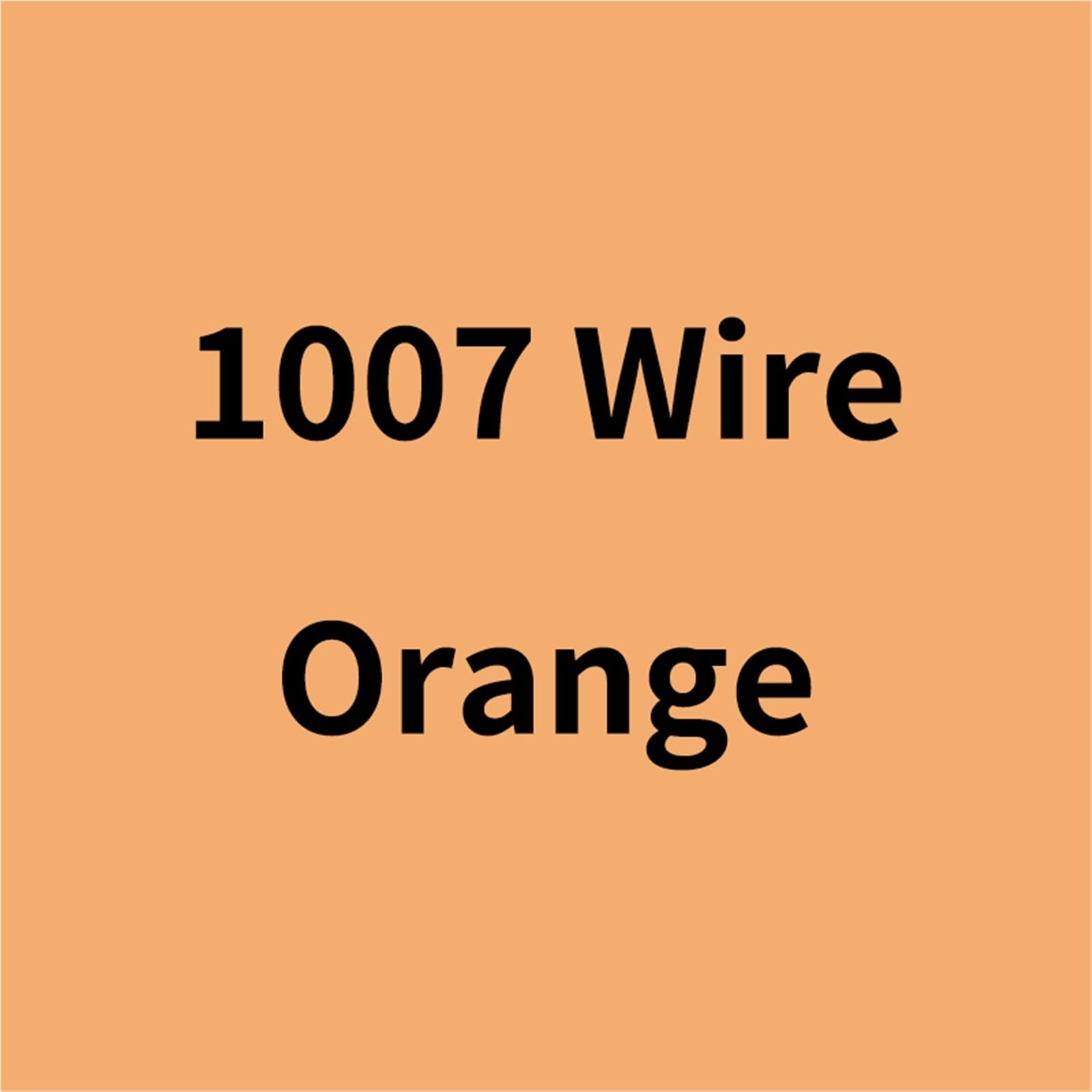 Cable electrónico de PVC 2M-100M UL1007 26/28/30 AWG; Cable de Cobre estañado Rojo Negro for cableado LED y Bricolaje(Orange,80M,28AWG)