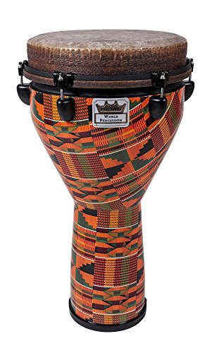 Remo 24" x 12" Tunable Djembe, Kinte Kloth Design
