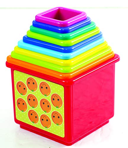 Playgo Kids Animal Stick & Stack Blocks Toy Eco-Friendly & Non-Toxic Early Childhood Development Toys For Fine Motor Skills Just Perfect For Your Little One 12 Months & Older #TOP3