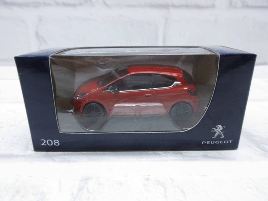 Amazon | 1/64 ミニカー プジョー PEUGEOT 208 オレンジ ノレブ 非売品