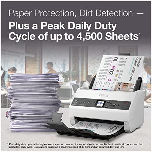 Epson DS-730N Network Color Document Scanner - image 6