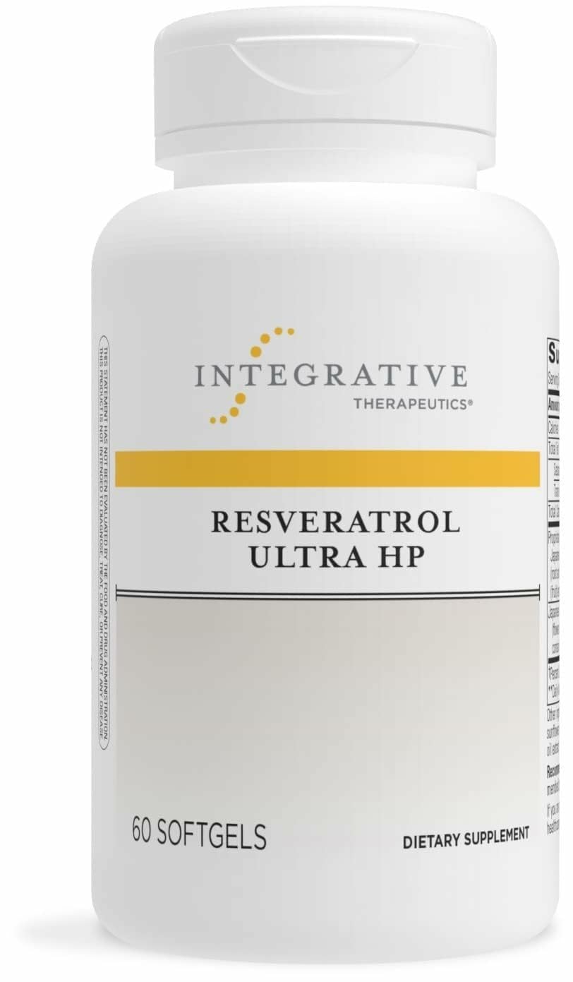 Integrative Therapeutics Resveratrol Ultra HP Supplement, 60 Softgels Standard Packaging