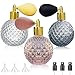 Perfume Atomizer Spray Bottle Set of 3-3.4OZ / 100ml, Glass Bitters Bottle, Atomizer Sprayer, Rubber Cap Dropper for Cocktail, Bartender (DSBTD)