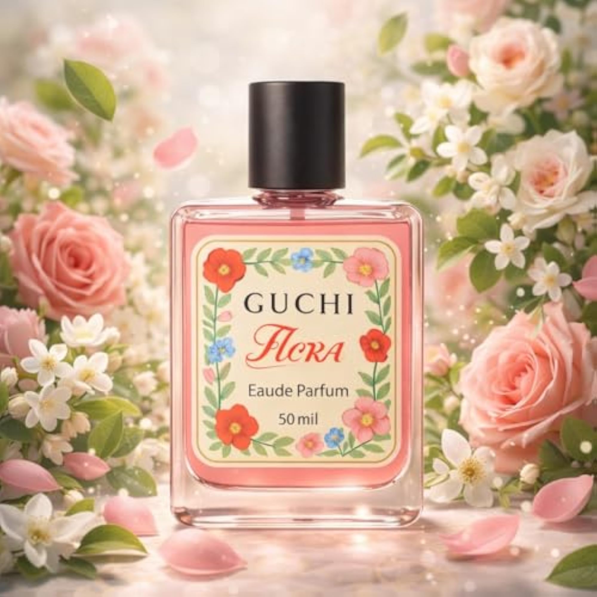 GUCHI Floral Perfume for Women, 50ml