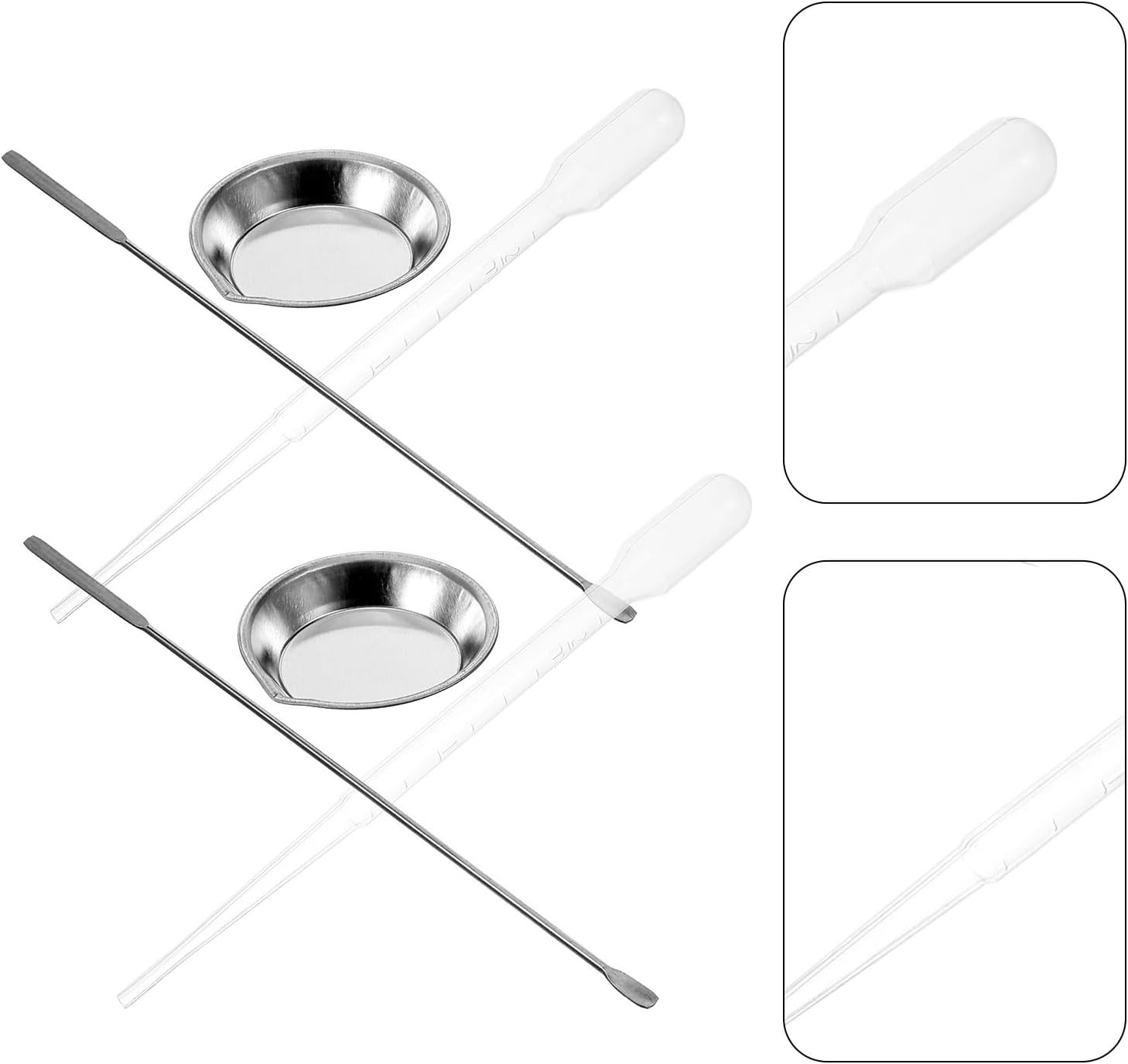 4 Set Craft Paint Mixing Tray for Artists, Portable Round Palette