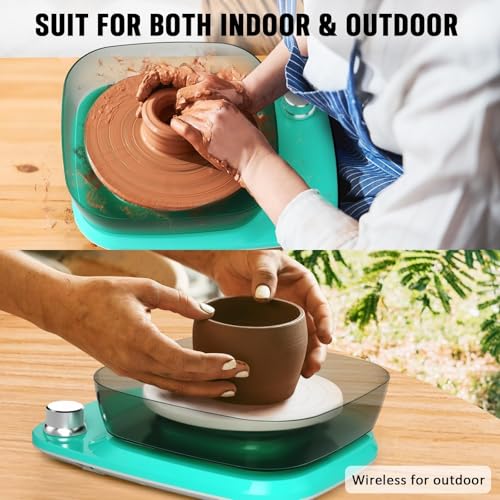 Insnug ISG-84105555 Pottery Wheel For Adults Beginners Kids - 6 Inch Variable Speed Pottery Wheel Tool Kit thumb #4