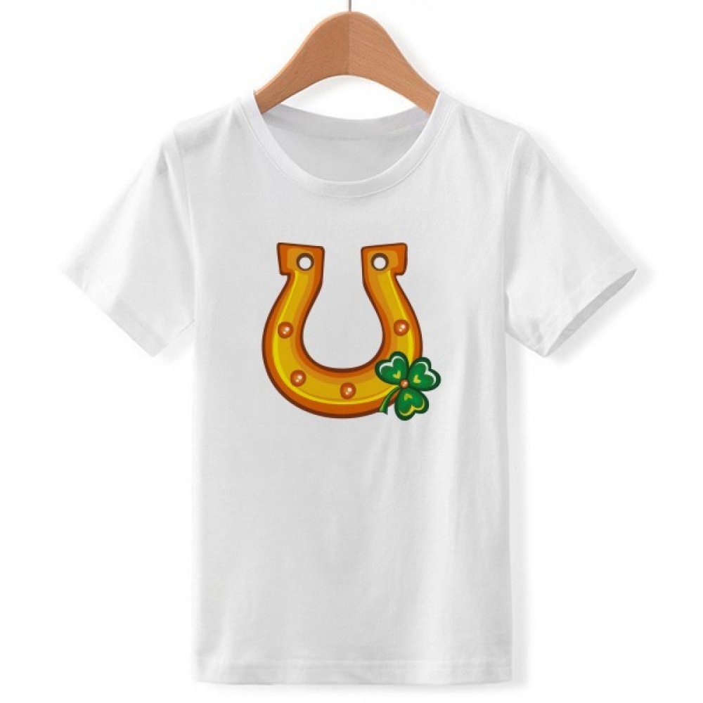 T-shirt col blanc Saint-Patrick cadeau idéal garçon motif trèfle Irlande multicolore - 3