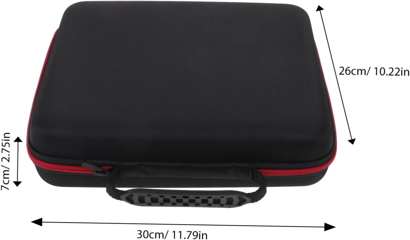 Handheld Mic Storage Bag for Musicians Eva Hardshell Case Compact Portable Carry Case for Mic Stand