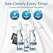 Purity Eyeglass Lens Cleaner Kit - 2 x 8oz and 1 x 2oz Lens Cleaner Spray Bottle + 2 Microfiber Cleaning Cloths - Safe for All Lenses (AR Coated Included), Eyeglasses and Screens - Clear