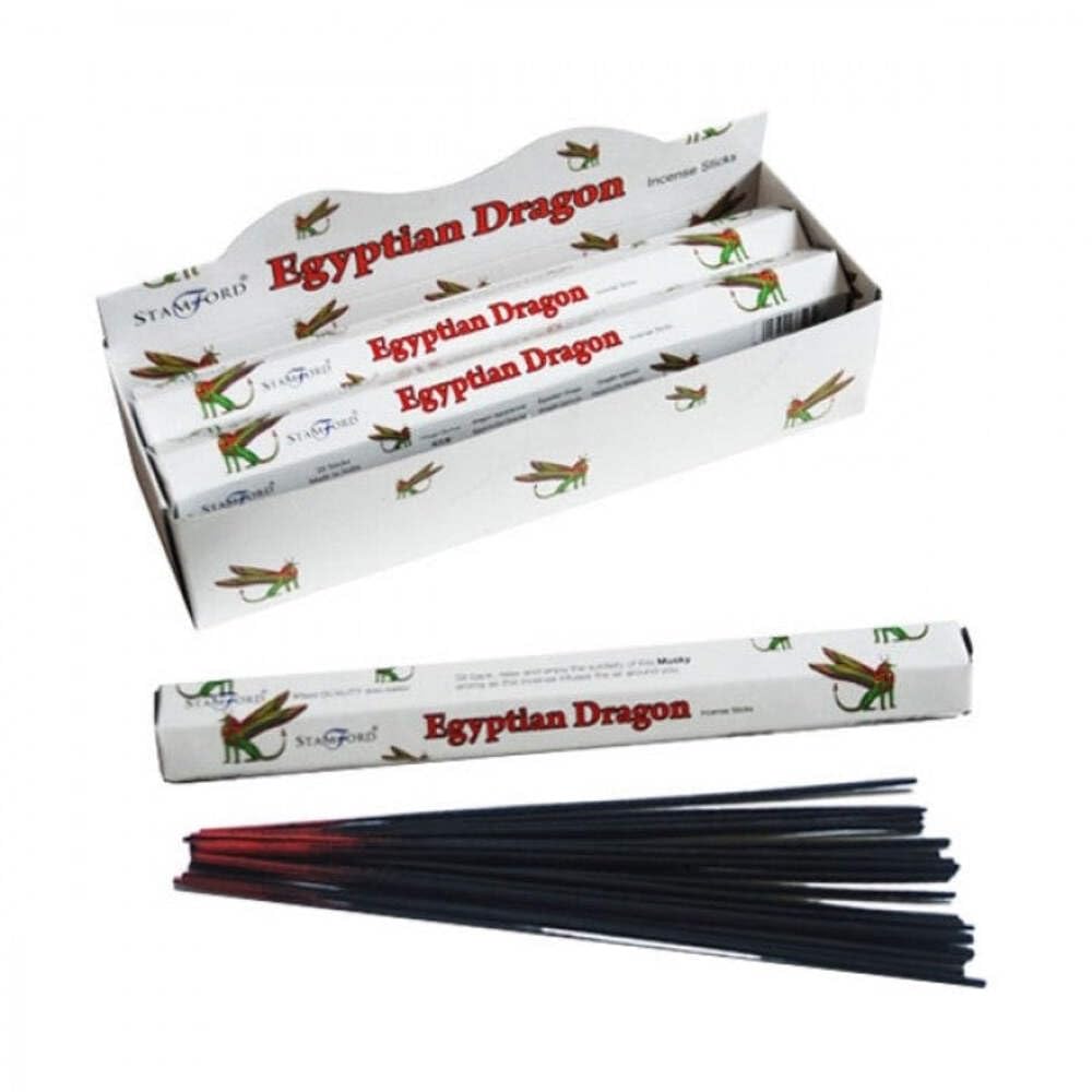 Stamford Inc. Black Stamford Egyptian Dragon Incense Sticks, Pack Of 20,