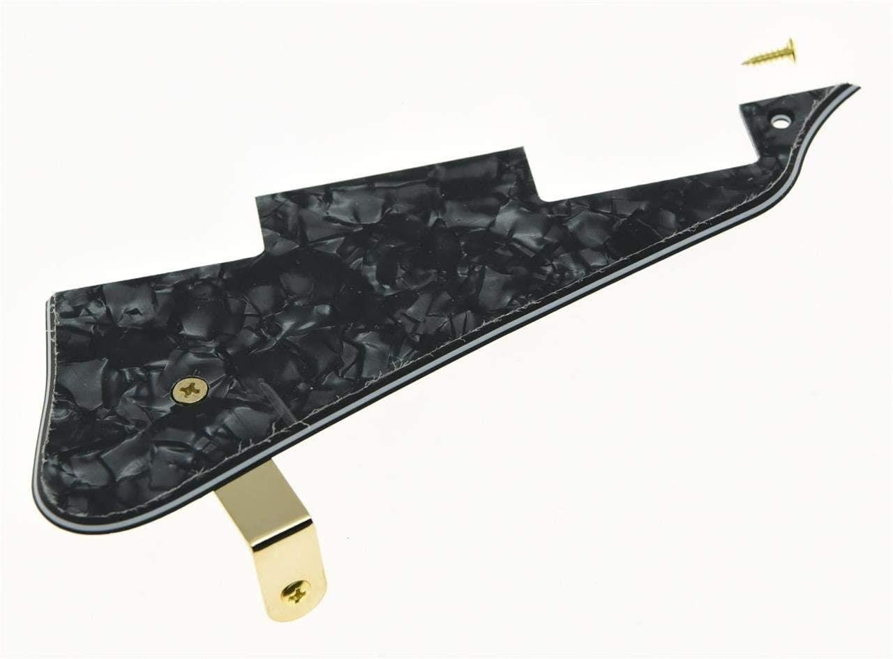 Dopro Black Pearl LP Guitar Pickguard with Gold Bracket for Epiphone Les Paul - Image 3