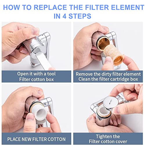 8 elementi filtranti per rubinetto estensione