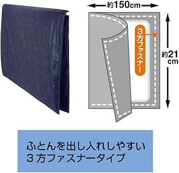 Amazon.co.jp : 東和産業 花粉ガード 布団干し袋 約150×210cm 花粉対策
