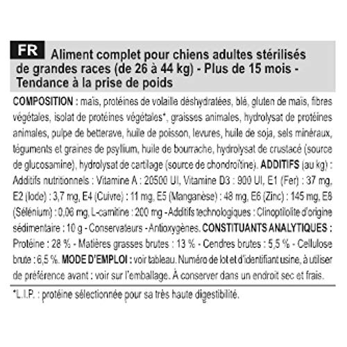 ROYAL CANIN (ROYBJ) Hundefutter Maxi Sterilised, 1er Pack (1 x 3 kg)