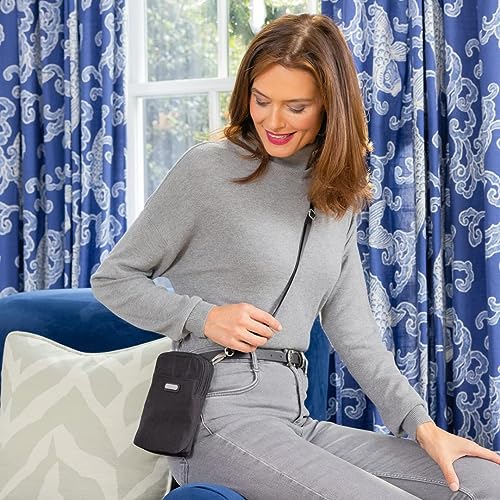 Baggallini Take Two Rfid-5x7.25" Lightweight Small Phone Wallet Crossbody Bag-Nylon Travel Purse2