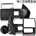 SCITOO Towing Mirrors Compatible With 2004-2015 For Ford For F-150 Pickup Truck A Pair(Left Right Side Tow Mirrors) With Power Adjusted Heated Turn Signal Light Chrome Housing
