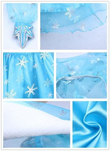 Costume frozen elsa taglia 130 6-7 anni regina