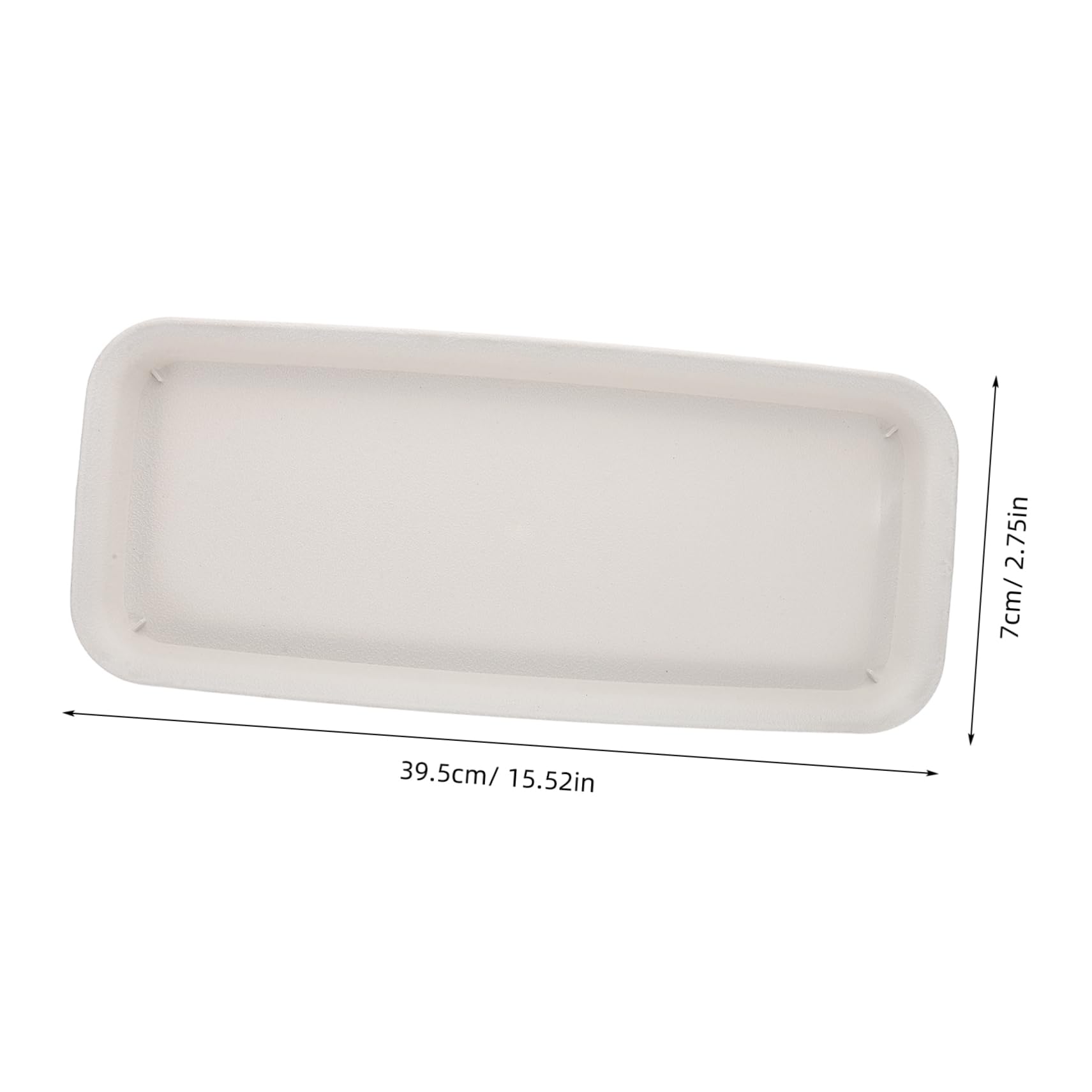 Plant Drip Tray VICASKY Rectangular Plastic Plant Saucer With ...