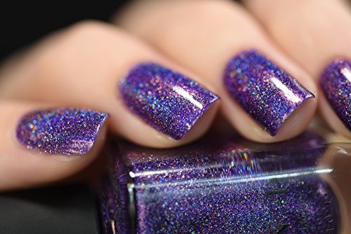 Image of ILNP Walking Home - Juicy Grape Purple Holographic Nail Polish