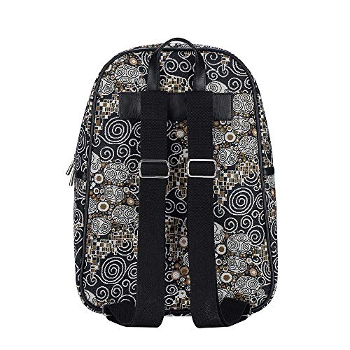 Signare Tapestry Backpack for Women Computer Rucksack Knapsack bookbags for women In Gustav Klimt The Kiss (BKPK-KISS)4