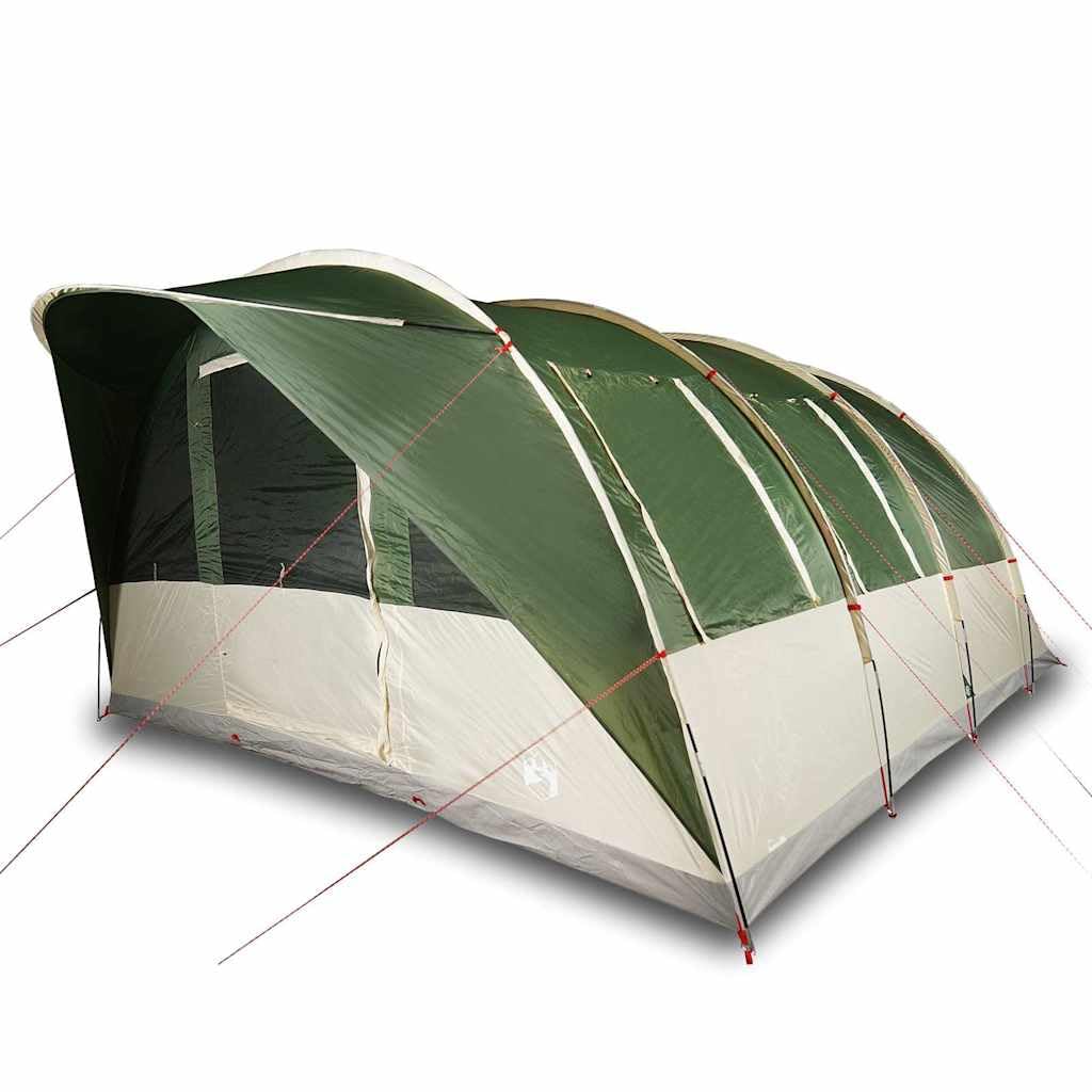Tente familiale Tunnel Personnes Bleu pour Camping randonnée extérieur abri léger, Facile à Monter, résistante au Vent, avec moustiquaire, Pare-Soleil, E-Port