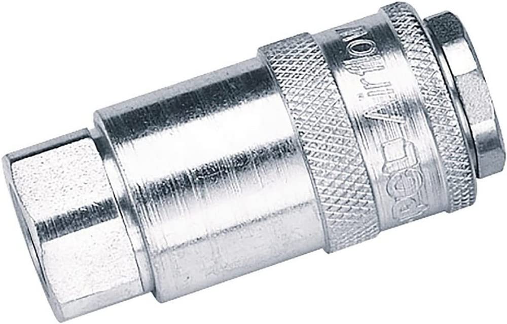 Draper 37827 PCL Parallel Airflow Coupling, 1/4" Female Thread, Blue