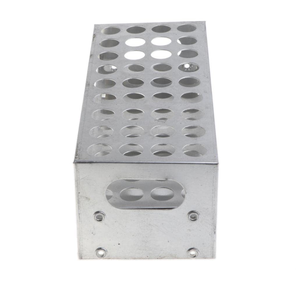 SYDL Aluminum Test Tube Rack Stand for Lab Gles Tube Display 15.5mm x 36 Holes| Micro & Chemistry| Educational-image-45
