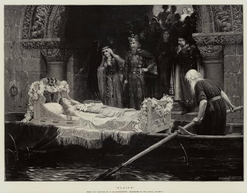 Tableaux Murale Art Posté Elaine par Edmund Blair Leighton - Finition Premium