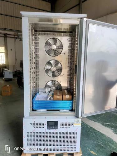 Image of Kolice Commercial Heavy Duty 220V 60HZ 15 Trays Blast Chiller, Shock Freezing Blast Freezer for Restaurant, hotel, supermarket food-Lowest Temperature -40F(-40C)