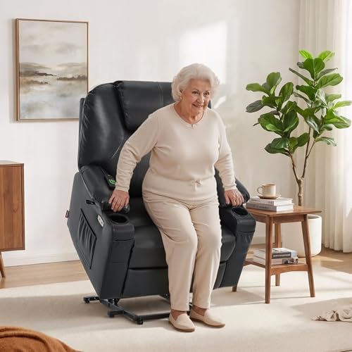 Image of MCombo Power Lift Recliner Chair for Elderly, Heat and Massage R7045
