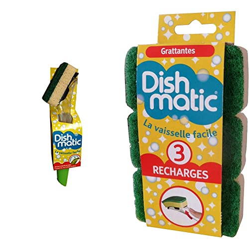 Dishmatic - Mango con esponja raspadora