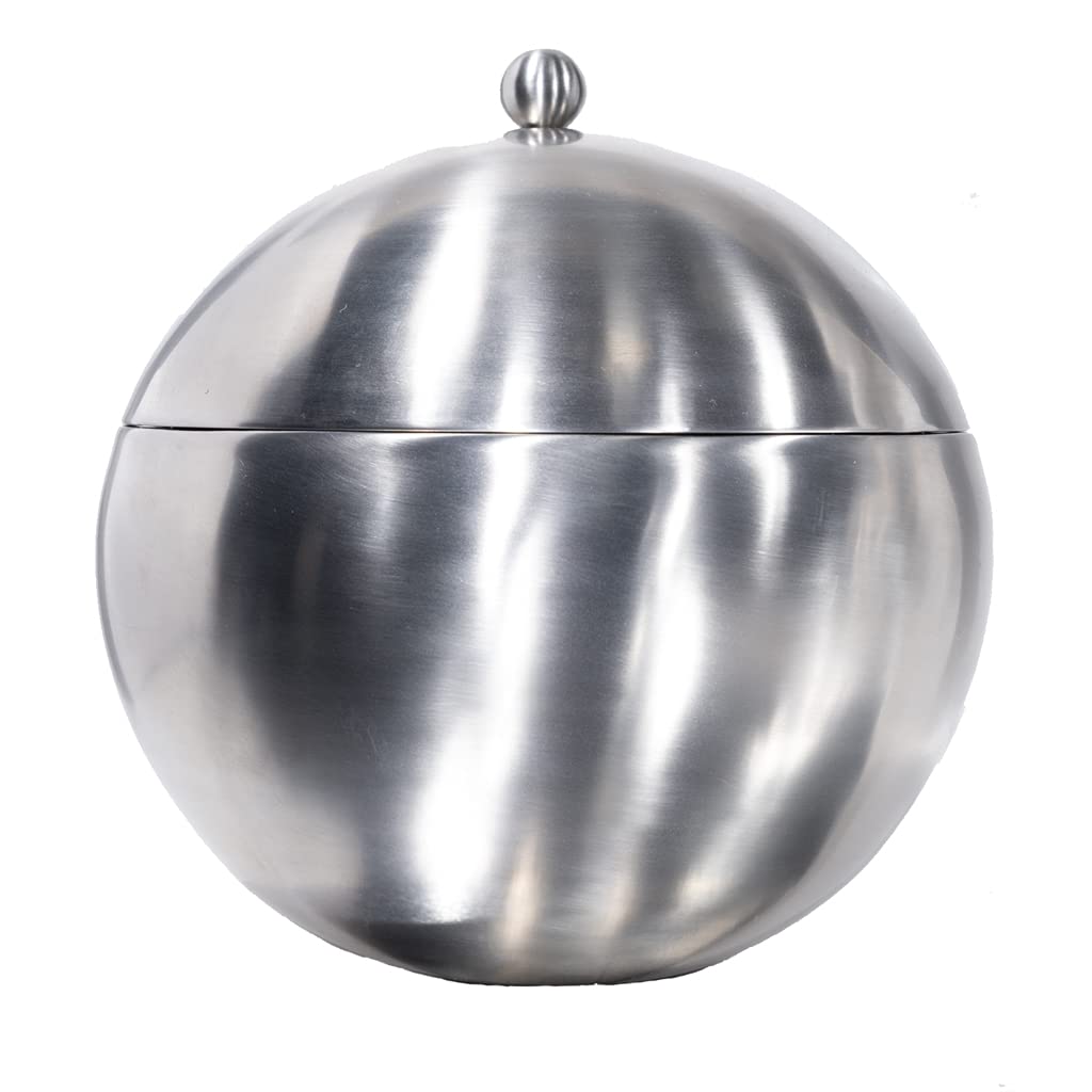 Prince of Scots Orb Ice Bucket (Brushed Stainless)