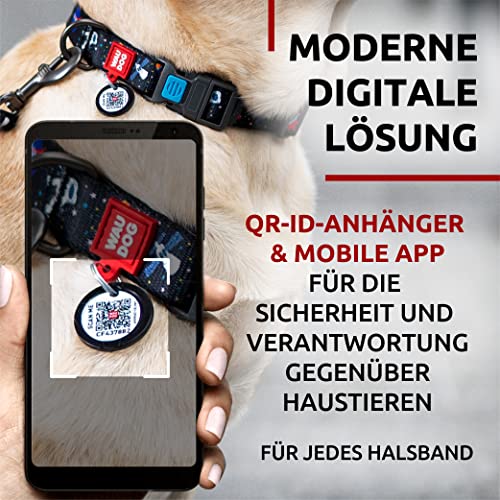 Hundehalsbänder für Jungen und Mädchen, Nylon große Hunde, extra großes Hundehalsband, Frauen, strapazierfähig (NASA, 35,8 cm – 55,9 Halsumfang)
