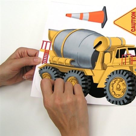 RoomMates RMK1007SCS Under Construction Peel and Stick Wall Decals