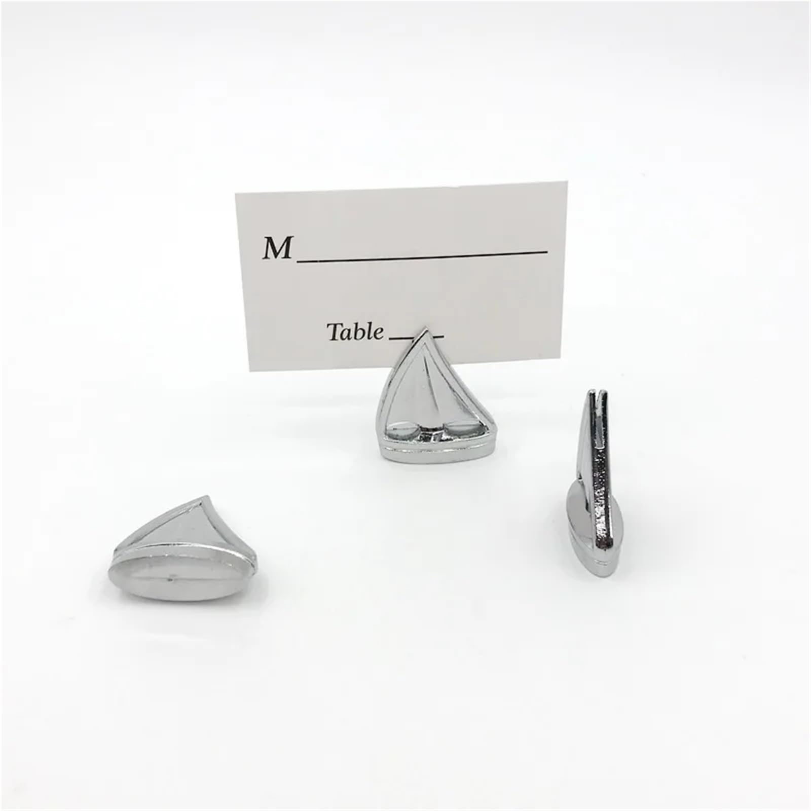 Tischkartenhalter aus Metall, 60 Stück, for Hochzeit, Tischdekoration, Namensfotohalter