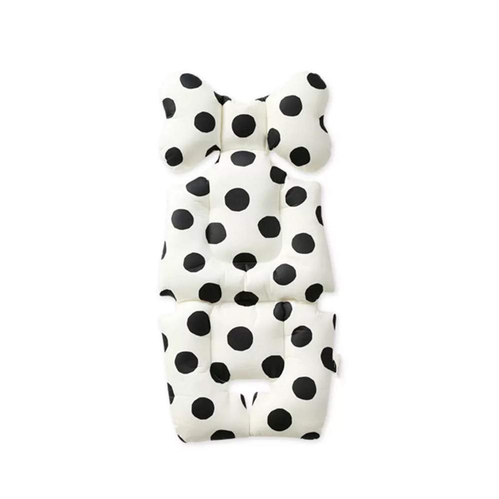 Amazon Com Baby Cotton Head Body Supports Pillow Neck Head Support Cushion For Carseat Baby Head Pillow Best Gift For Baby Kids Black Dot Baby
