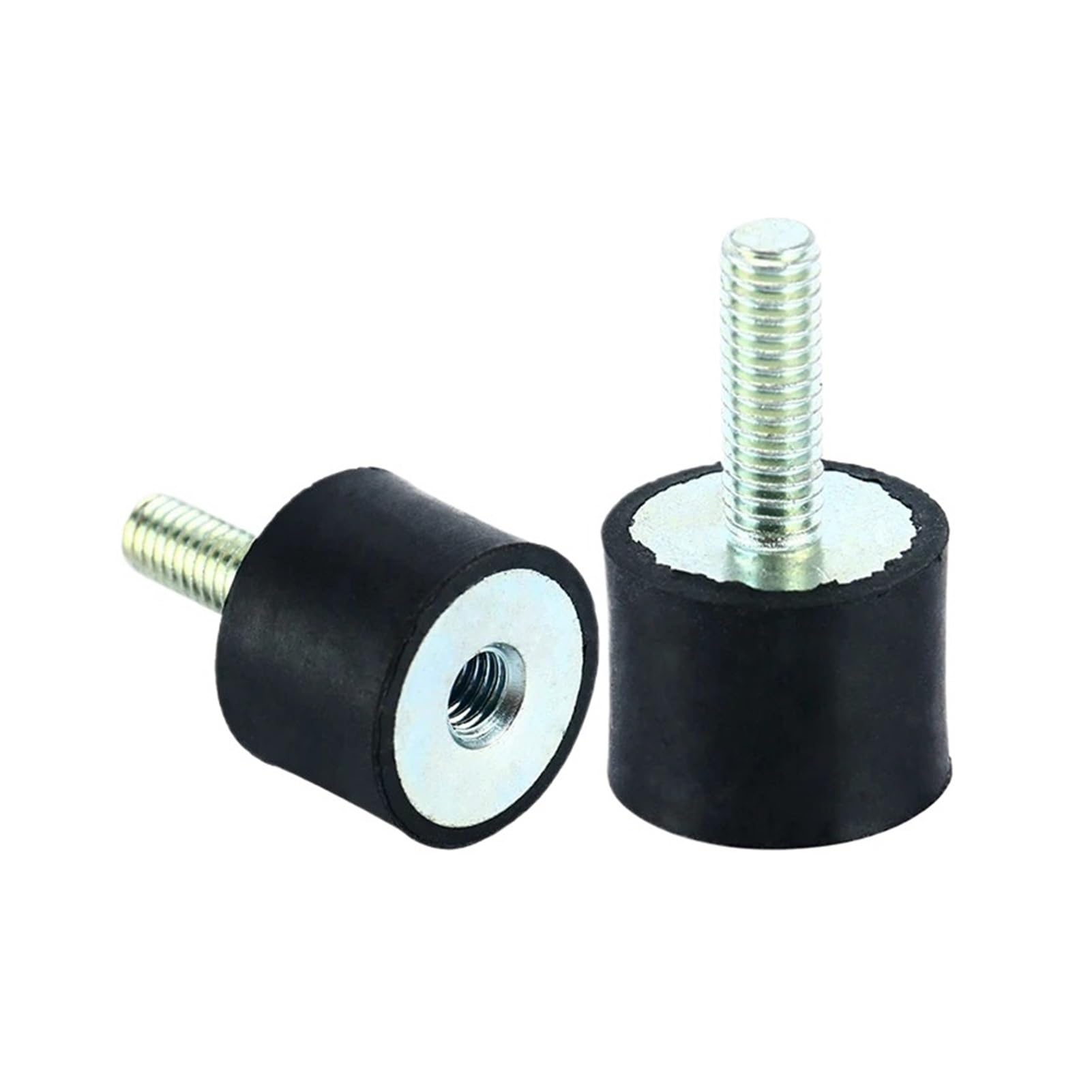 SHGUOMSC Rubber Studs Shock Absorber Thread Mount VD M4 M5 Vibration Isolator 1 Tapped Hole Threaded Stud(M4 15x15mm)
