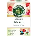 Traditional Medicinals Organic Hibiscus Herbal Tea, 16 Count Teabags (Pack of 1)