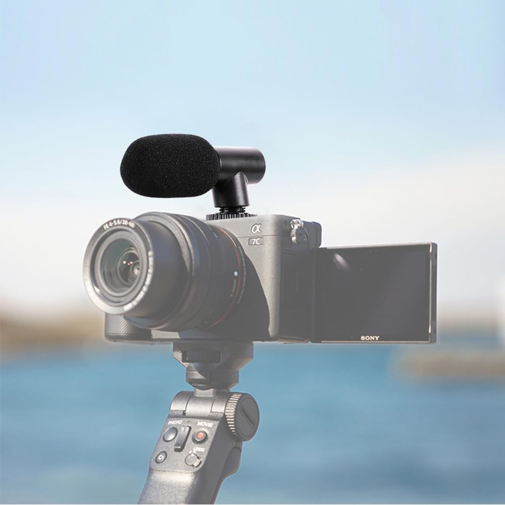 Amazon | カメラマイク 外付け ショットガン スマホ用ミニマイク
